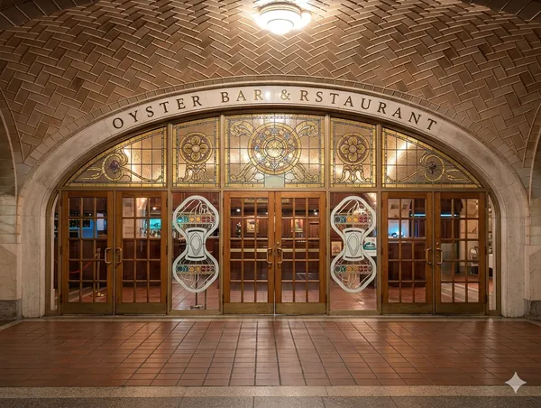 The Oyster Bar entrance at Grand Central Terminal
