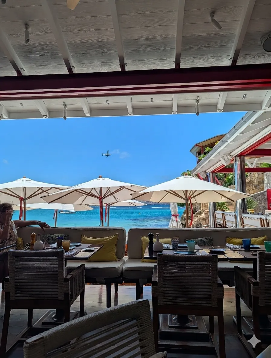 The Sand Bar at Eden Roc, Bay of St. Jean, St. Barth's