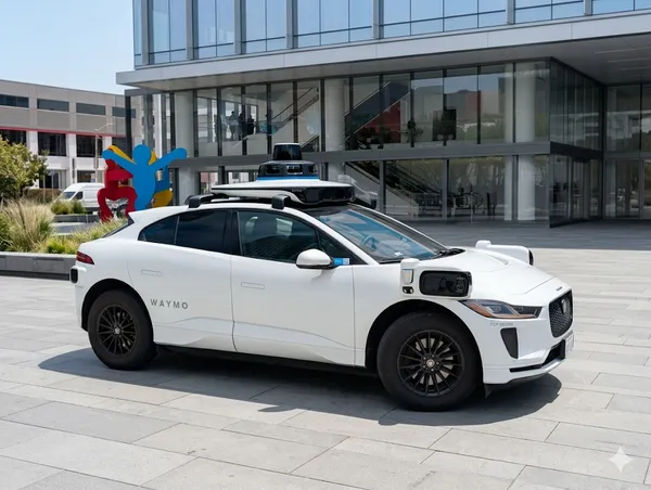 Waymo autonomous vehicle in San Francisco