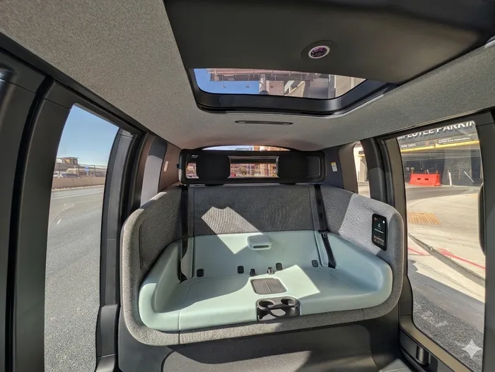 Zoox interior seating